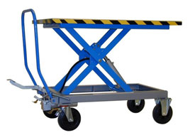 Verrijdbare heftafel